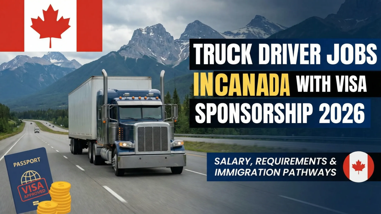 Truck Driver Jobs in Canada for International Workers
